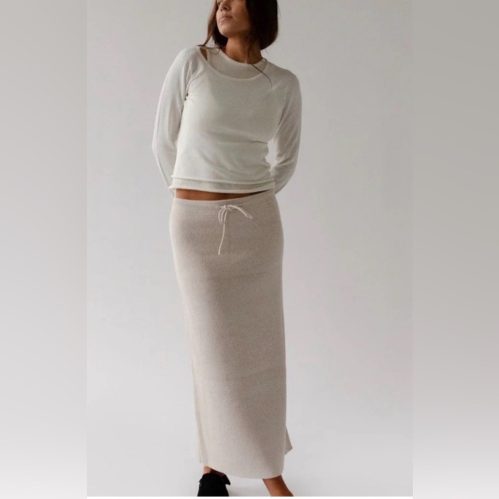 🥻 James🥻Street Co Mari Long Skirt Canvas XS